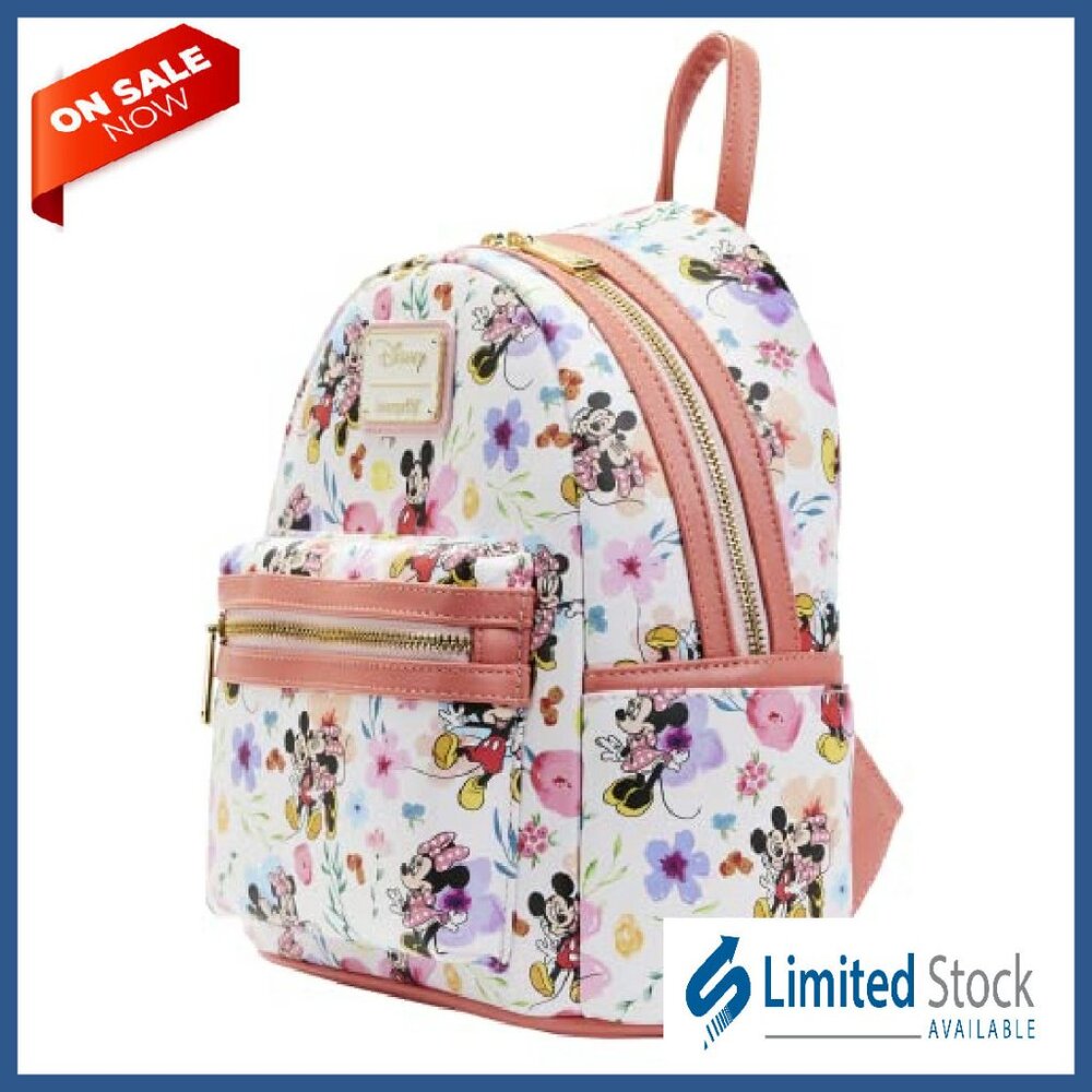 Mini Backpack Vegan Leather Multiple Pockets Adju… - image 4